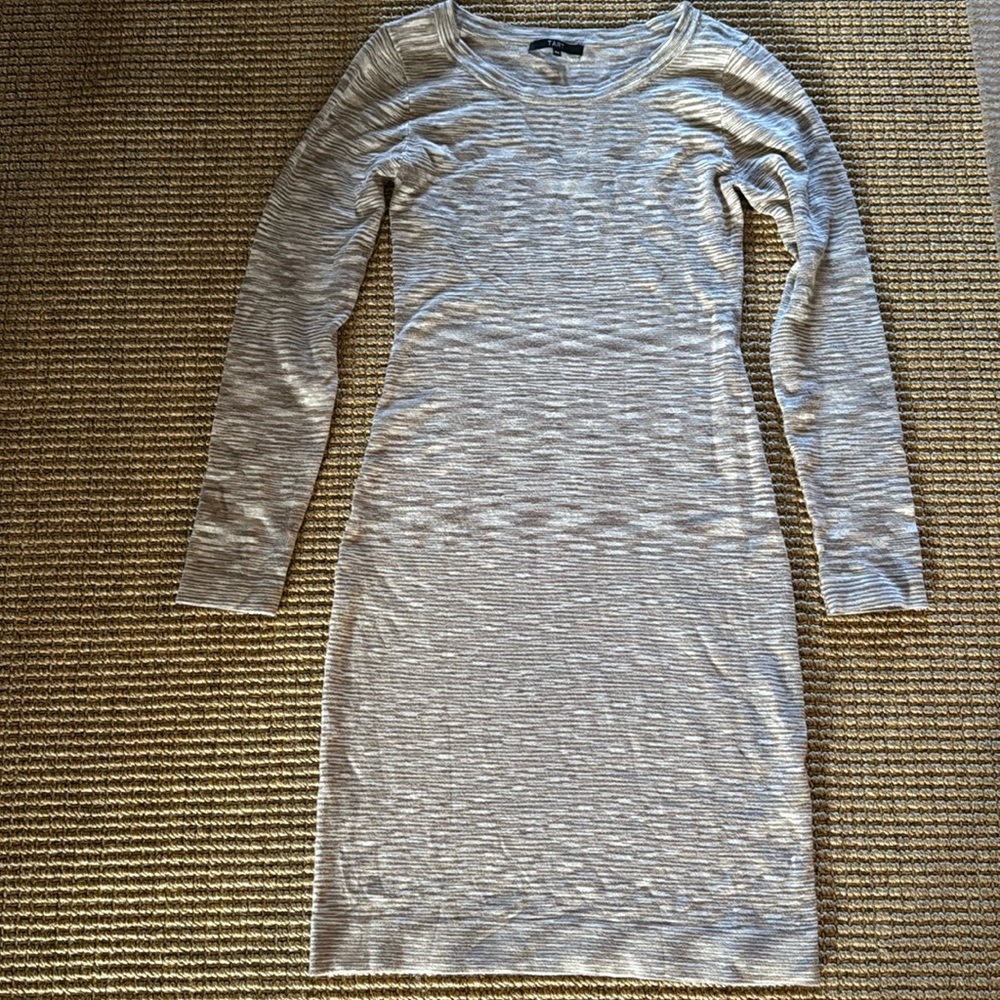 Tart Bodycon Dress XS Heathered tan/white striped pattern